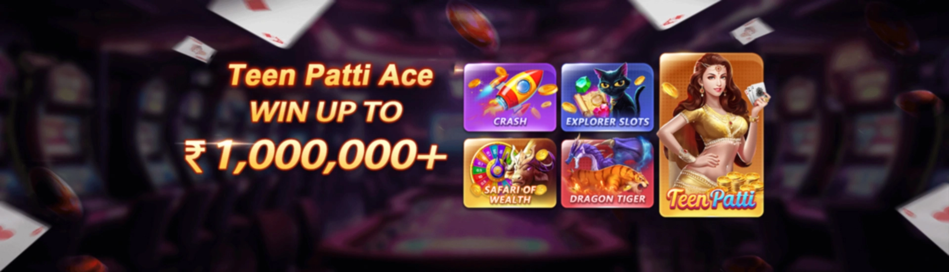 TeenPatti AceWIN UP TOF 1.000,000 +